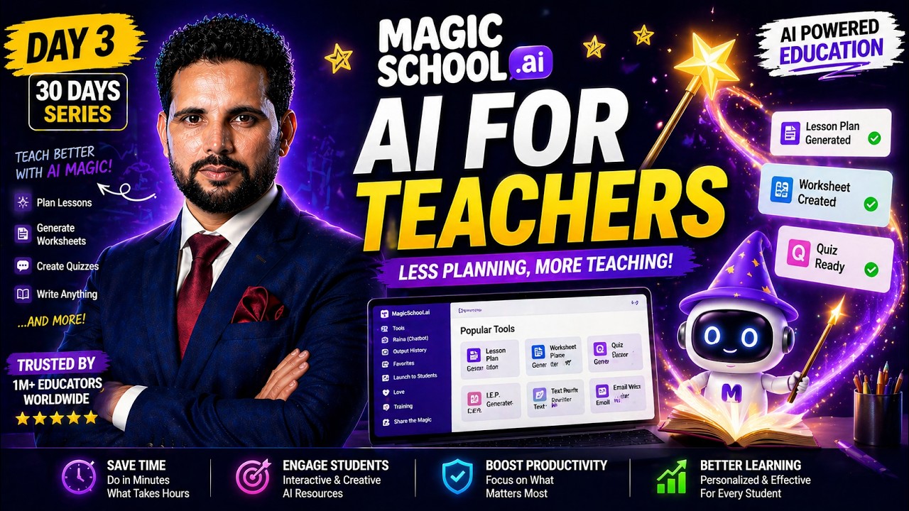 ⁣Best AI Tool for Teachers  | Magic School AI Full Tutorial (Hindi)
