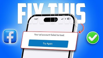 Fix Facebook Ad Account Failed Issue on iPhone | Ads manager not working on iPhone