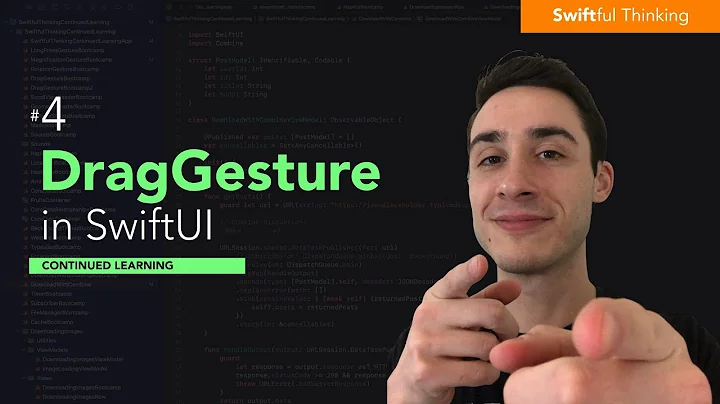 How to use DragGesture to move, drag, swipe in SwiftUI | Continued Learning #4