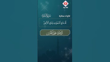 القارئ محمد أبا الحسن محاكاة الشيخ ياسر الدوسري #القرآن_الكريم #المصحف #تيك_توك