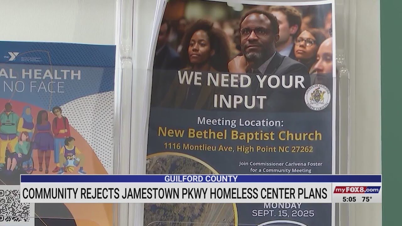 Guilford County community rejects Jamestown Parkway homeless center plans
