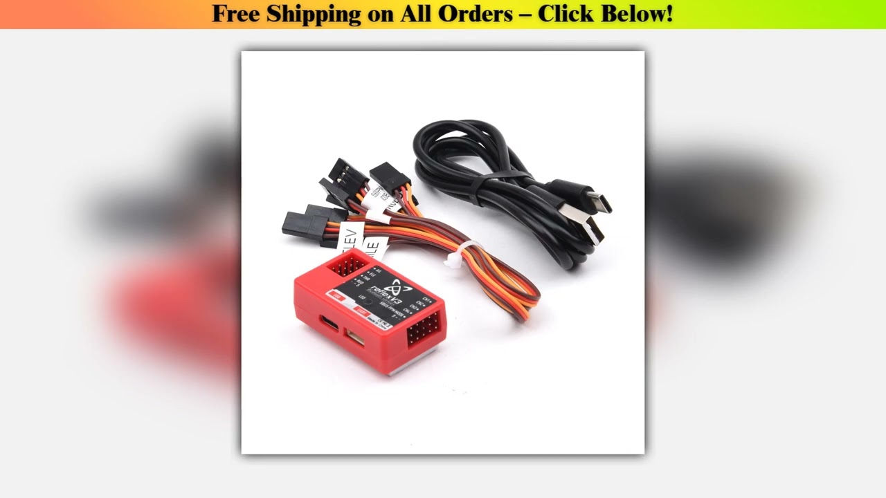 FMS Reflex V3 Flight Controller Gyro Stabilizer for FMS Warbird RC Airplanes 70mm 80mm 980mm