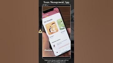 Team management app for mobile application.#mobileapp  #reactnative #latestmobileapp #shorts