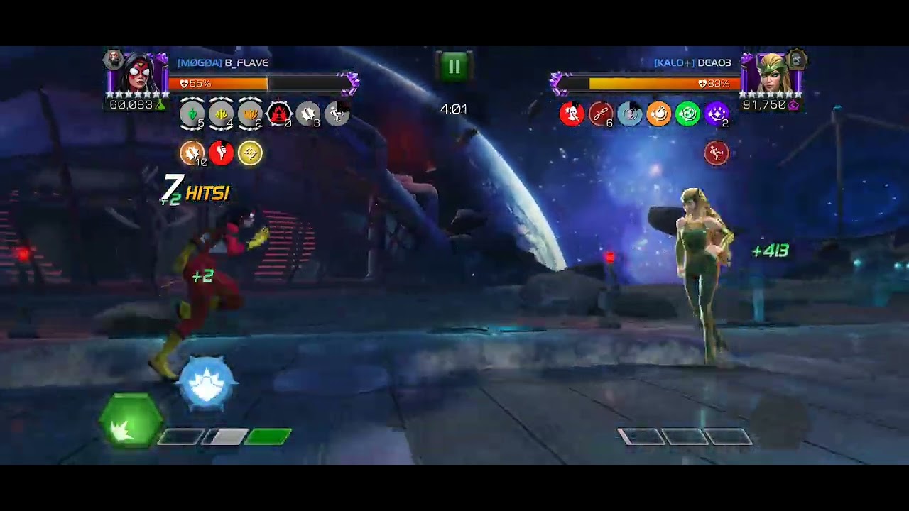 Alliance War #6 Spiderwoman vs Enchantress