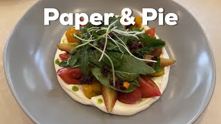 Tomato Strawberry & Chilli Crisp Salad at Paper & Pie