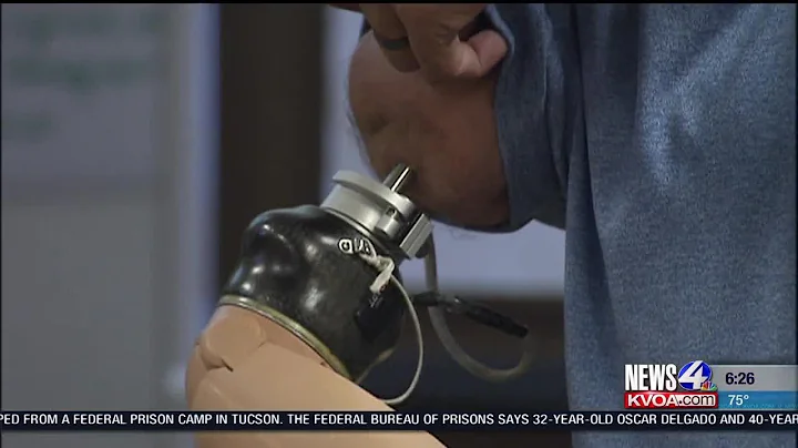 Veteran uses state-of-the-art prosthetic technology