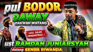 Download lagu DAKWAH WAYANG daway UST RAMDAN JUNIARSYAH DALANG SENDA RIWANDA