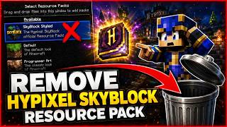 Full How to Disable the Skyblock Texture Pack (Still Works) Update