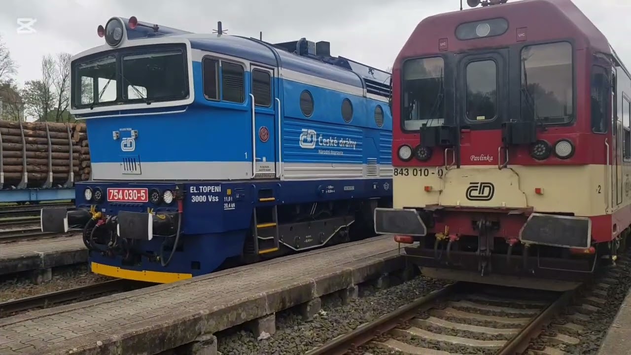 Vlaky Trutnov dne 24.4.2025