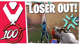 WINNER TO MASTERS, LOSER OUT! 100T vs SENTINELS - HIGHLIGHTS | VCT 2021: NA - Challengers 2