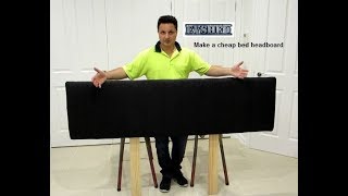 How to make an upholstered bed headboard
