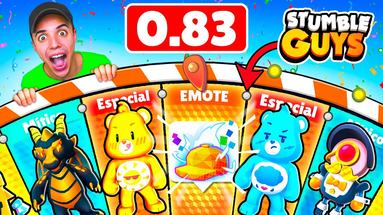 COMPRÉ las RULETAS de SKINS *OSITOS CARIÑOSITOS* en STUMBLE GUYS! 😍