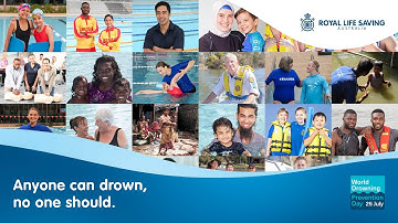 Royal Life Saving Australia-World Drowning Prevention Day 2023-Anyone Can Drown, No One Should.