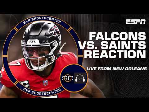 Bijan Robinson & Brian Robinson Jr. talk scoring 5 TDs in Falcons' MNF win | SC with SVP