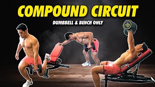 Full Body Dumbbell Circuit | Strengthening & Weightloss