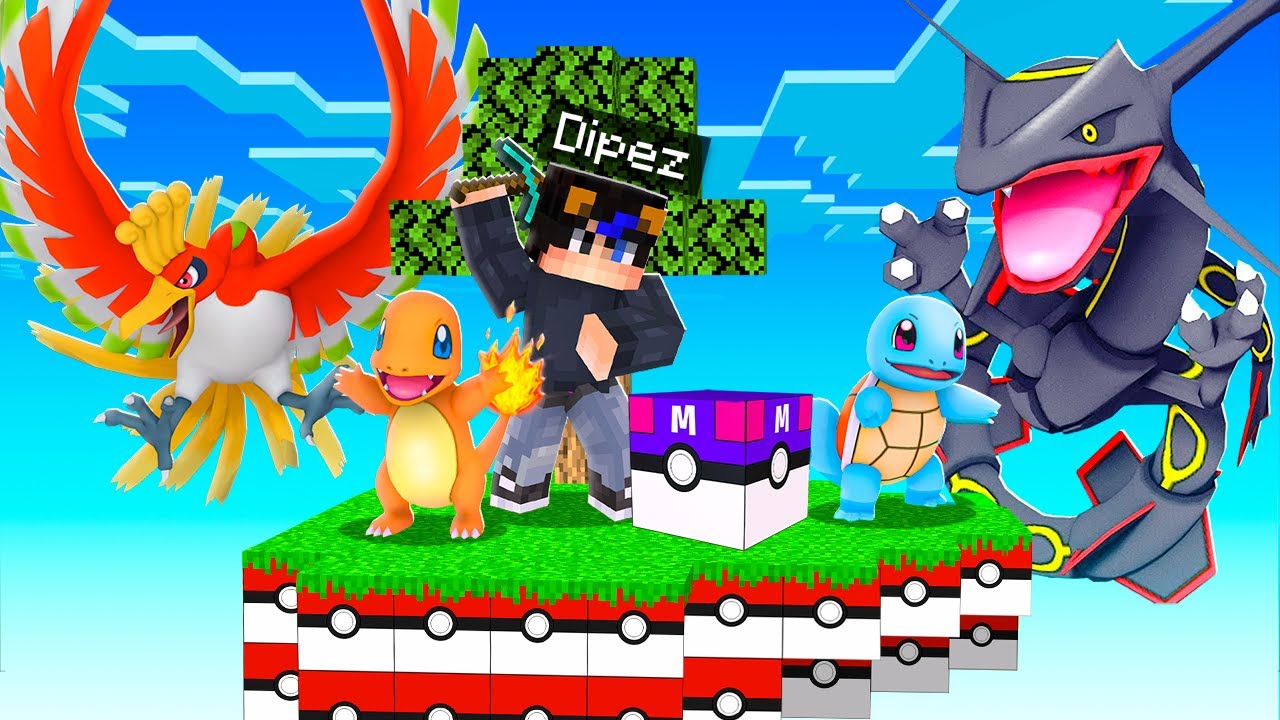 DESAFÍO Pixelmon SKYBLOCK en MINECRAFT