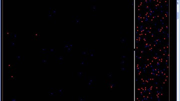 Effusion and ideal gas simulation (Python)