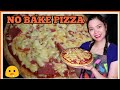 HOW TO MAKE NO BAKE PIZZA THIN CRUST ( SIMPLE AND EASY )