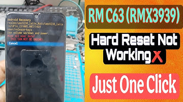 Realme C63 (RMX3939) Hard Reset Not Working Unlock Done Just One Click Sunny Tech Zone