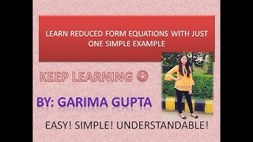 How to derive reduced-form equations from structural equations?