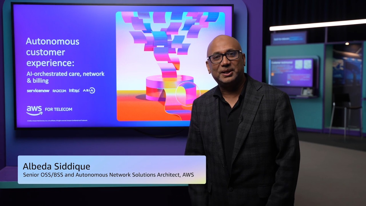 Autonomous Customer Experience: AI-Orchestrated Care, Network, and Billing | AWS Events