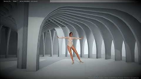 SL - Ballet 7 - dance 3d animation @secondlife avatar