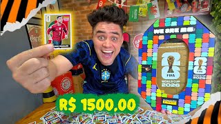 COMPLETANDO O ÁLBUM DOURADO DE FIGURINHAS MAIS RARO DO BRASIL DE R$1500,00 - KIT ESTÁDIO NUMERADO