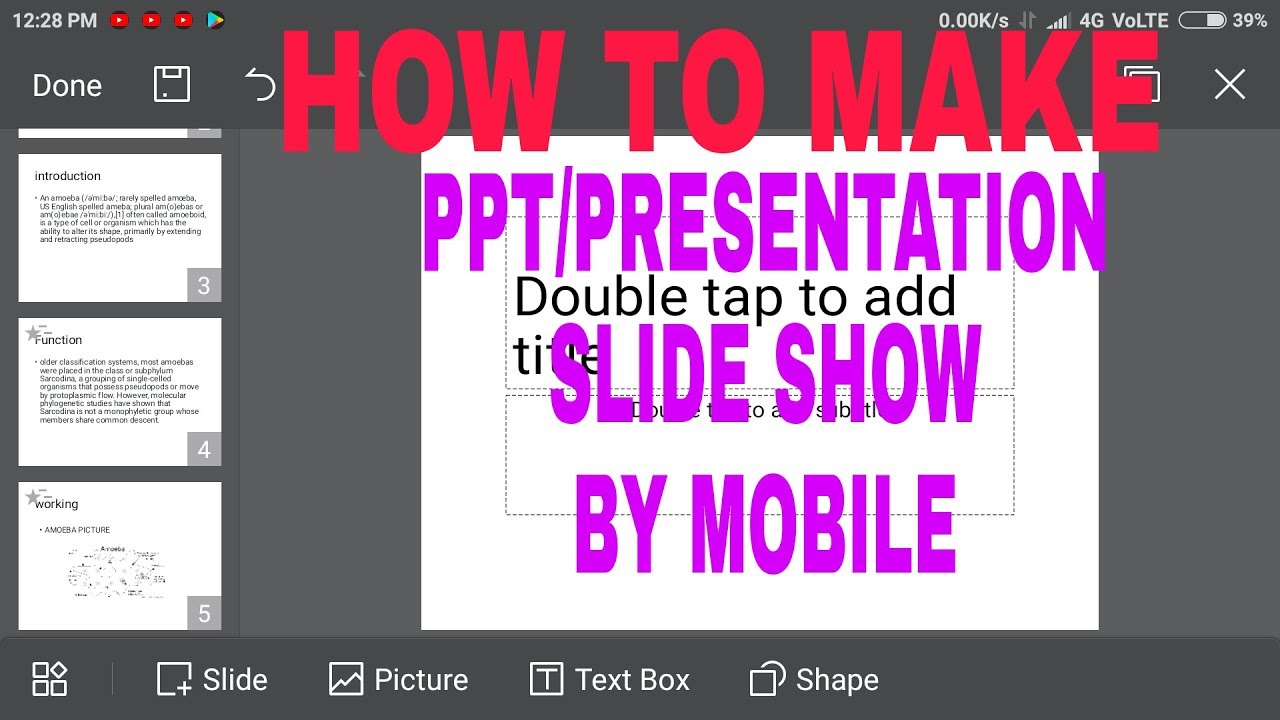 how to make ppt presentation in hindi