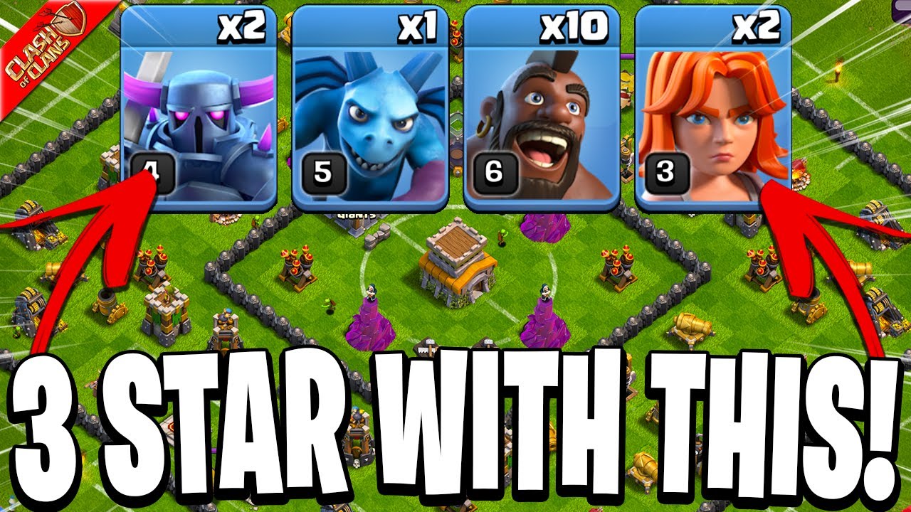 3 Star Haaland Challenge 4; Ball Buster with 118 Housing Space - Clash of Clans