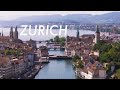 Zurich, Switzerland 🇨🇭 1 Hour Aerial Footage in 4K [Stock Footage]
