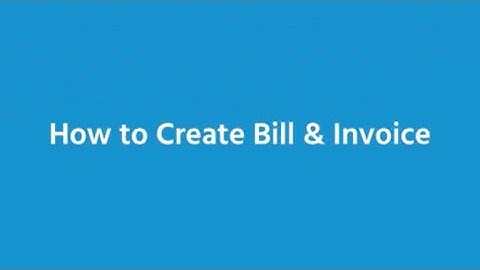How to create Bills & Invoices in Vastra for Agents App