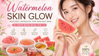 🍉 Watermelon Glow Remedies for Fresh &amp; Bright Skin ✨ Natural Summer Skincare