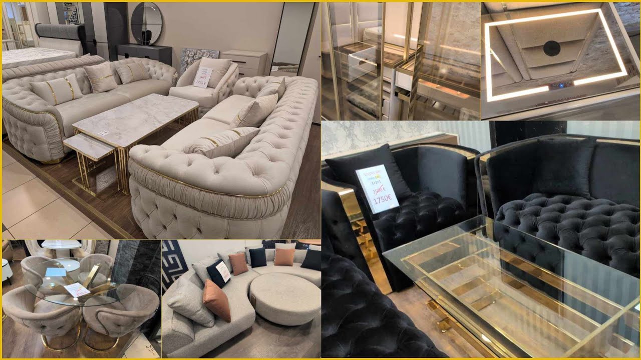 جولة في المحل التركي #meuble_concept#Bruxelles# فرش دارك كلشي شيك وأنيق