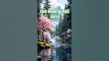 hoc cach buong bo tham san si