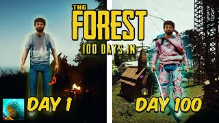 I spent 100 Days in the Forest and this is what happened