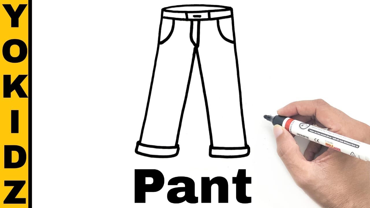 How to Draw Pants - Really Easy Drawing Tutorial  How to draw pants,  Drawing tutorial easy, Drawing tutorial