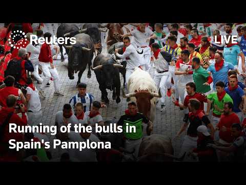 LIVE: Running of the bulls in Spain's Pamplona