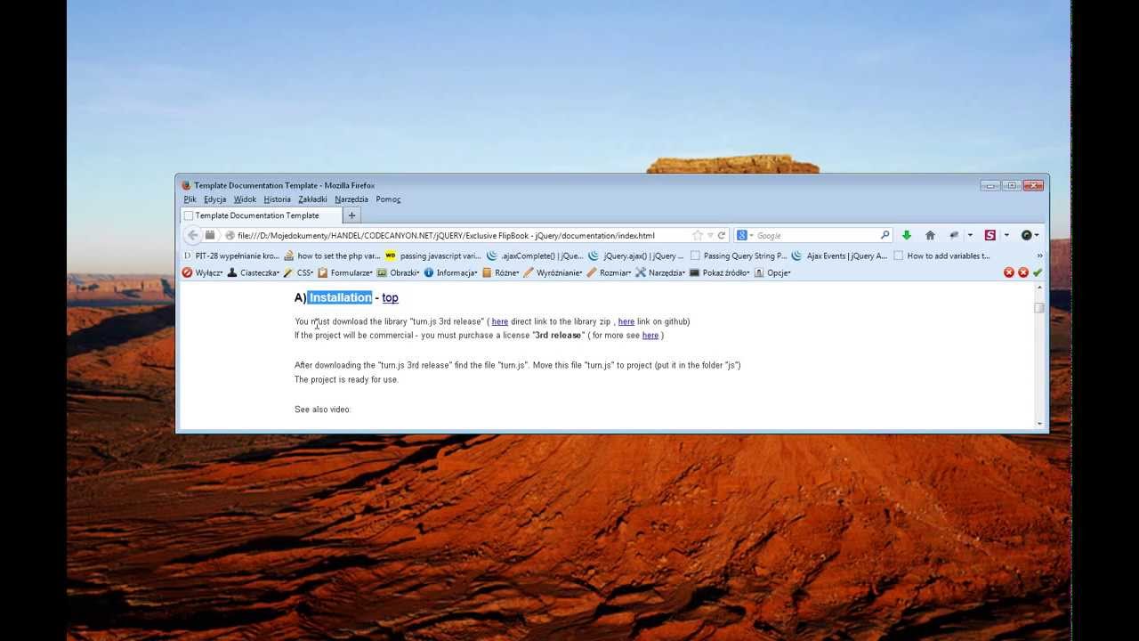 Installing the library turn.js - YouTube