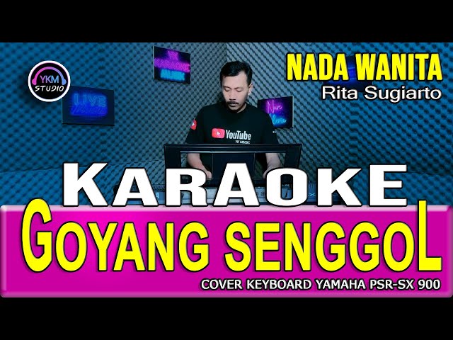 GOYANG SENGGOL - Karaoke Nada Wanita (CAMELIA MALIK) class=