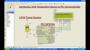 LM35 Temperature Sensor Interfacing to PIC Microcontroller