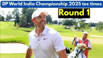 Rory McIlroy says DP World India Championship tougher than expected despite strong opening round