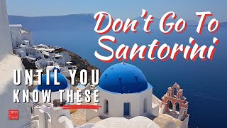 THE Know BEFORE You Go Santorini Greece Travel Guide  for First Time in Santorini Planning