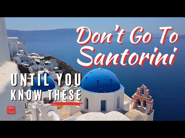 Travel vlog - THE Know BEFORE You Go Santorini Greece Travel Guide 🇬🇷 First Timers in Santorini Planning