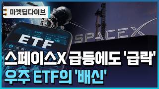 스페이스X를 어찌할꼬…우주ETF '이중고' [마켓딥다이브] / 한국경제TV뉴스