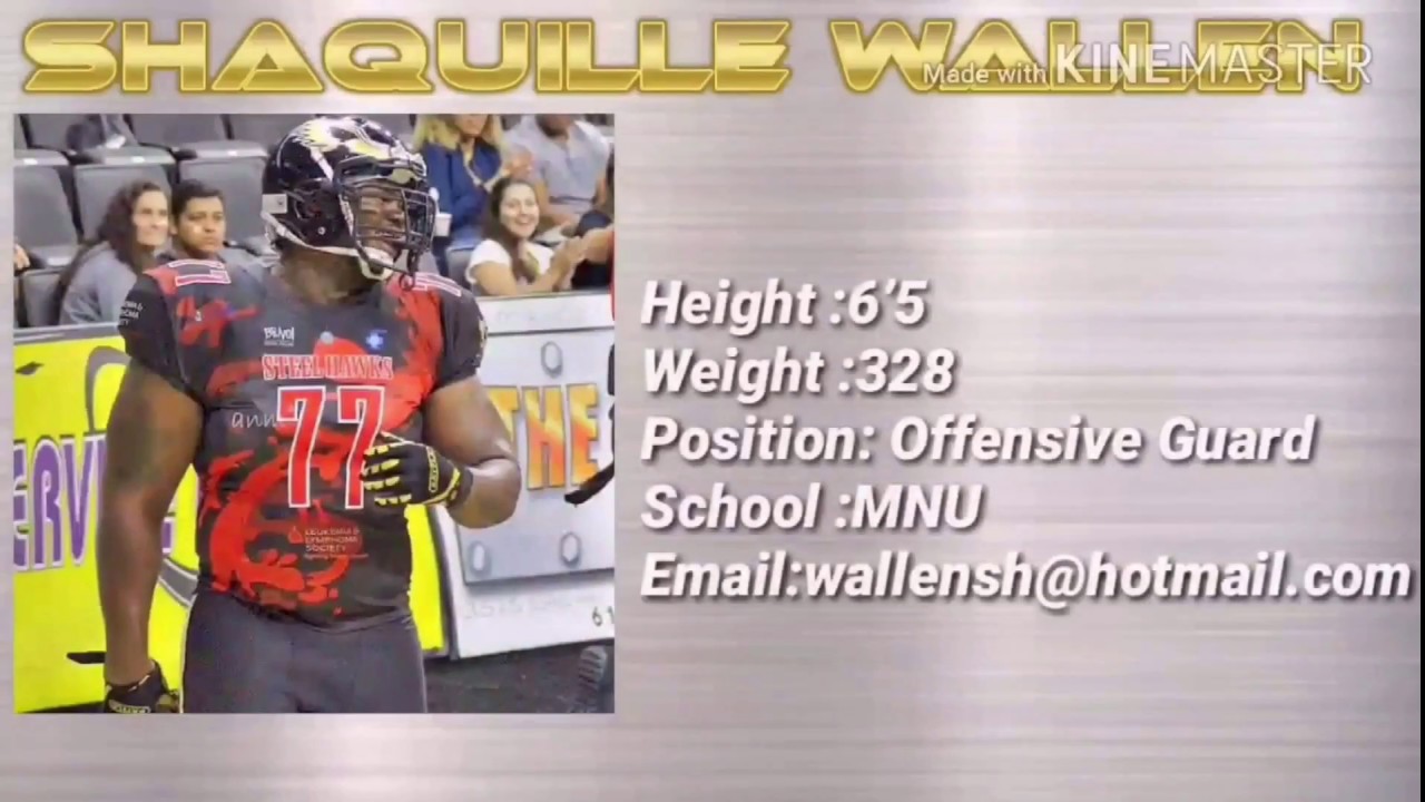 Shaq wallen| offensive guard |NAL 2018