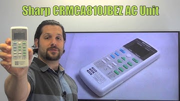 SHARP CRMCA810JBEZ Air Conditioner Unit Remote Control
