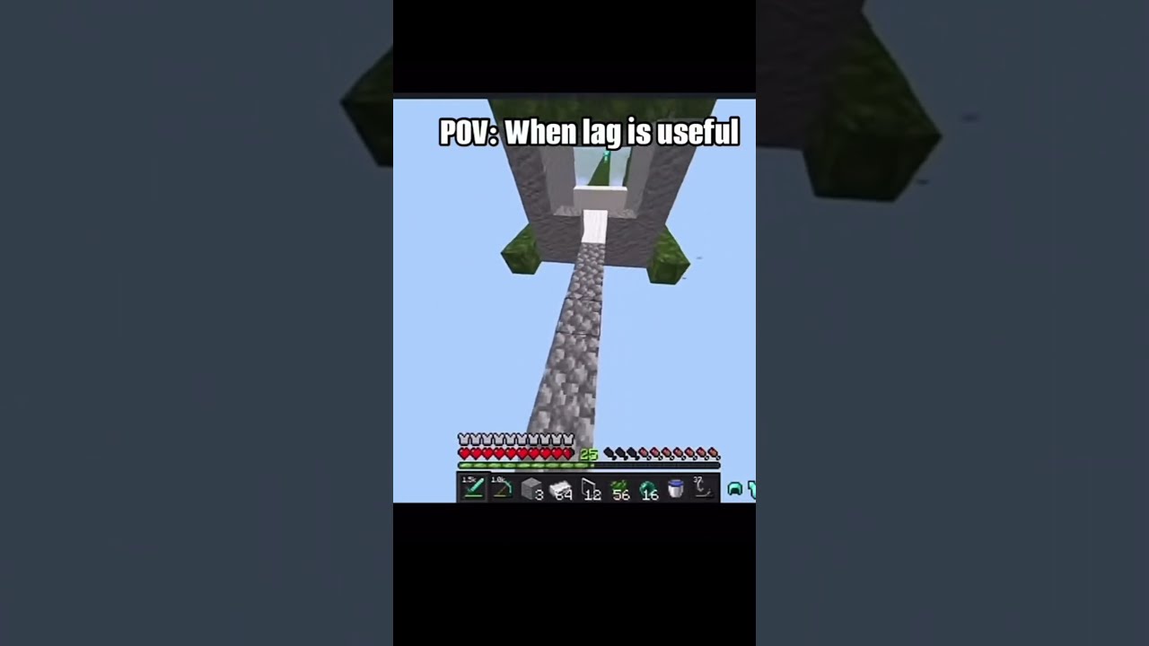When Lag Is Useful Minecraft