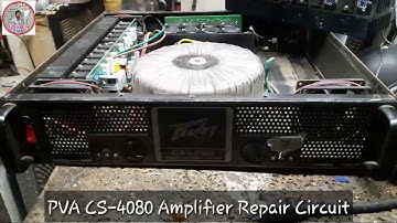 PVA CS 4080 Amplifier Repair | High Sound Quality Amplifier Repair | Contact 01682485389