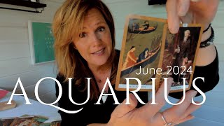 AQUARIUS : Surrender To This Mystical Journey | June Weekly 2024 Zodiac Tarot Reading