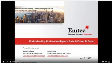 Understanding how the new Microsoft Cortana Intelligence Suite Works | Emtec Inc